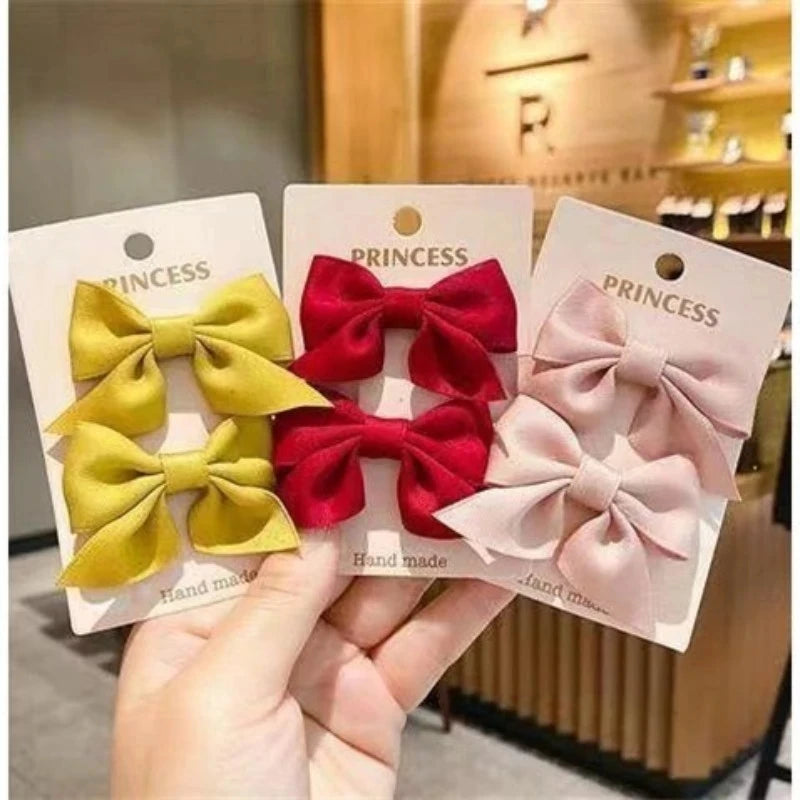 Elegant Flower Bow Hair Clips for Kids and Ladies - Smarsty