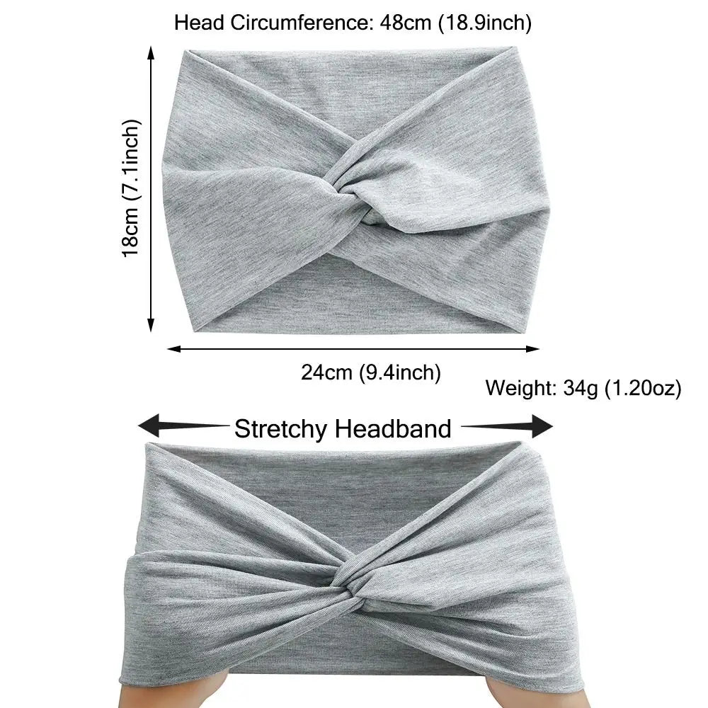 Extra Large Thick Wide Headband Turban Comfortable Fit - Smarsty