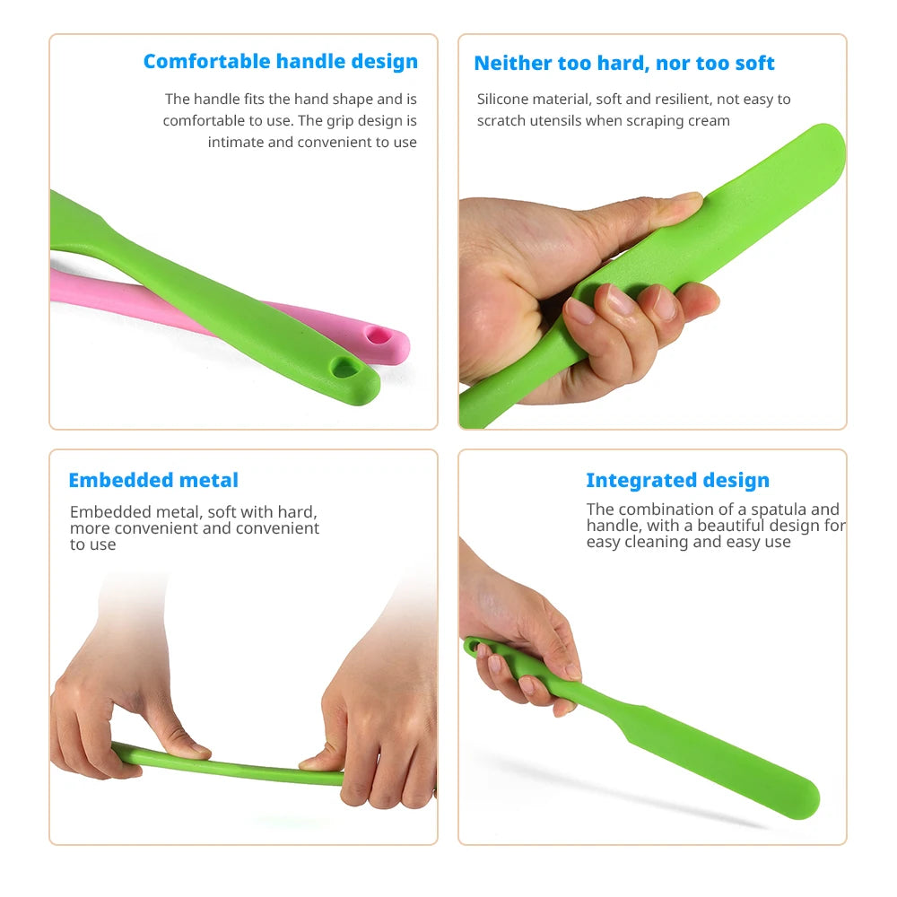 Food Grade Silicone Cake Spatula for Easy Baking - Smarsty