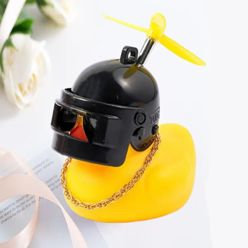 Cute Yellow Duck Helmet Car Decoration for Wind Break - Smarsty