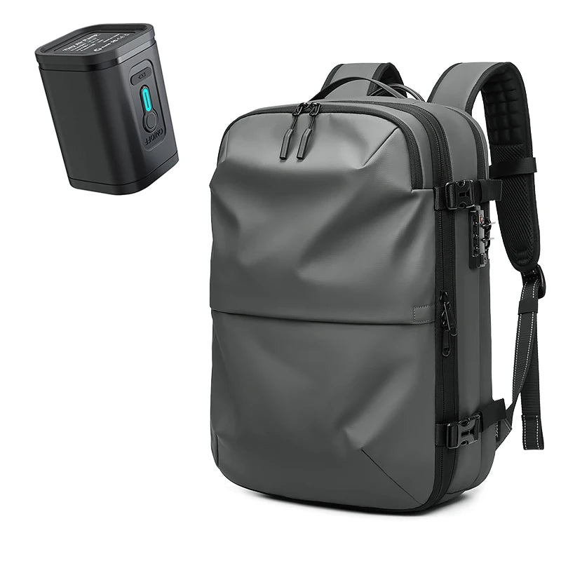 Men Travel Backpack vacuum compression 17 inch Laptop Backpack Business Large Capacity school Backpack Expanded Hiking backpack - Smarsty