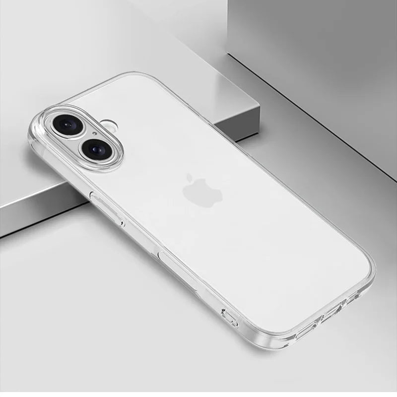 Ultra Thin Transparent Silicone Case For iPhone 16 - Smarsty