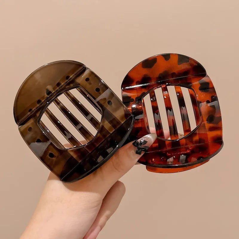 Korean Leopard Acetic Acid Hair Clip for Women - Smarsty