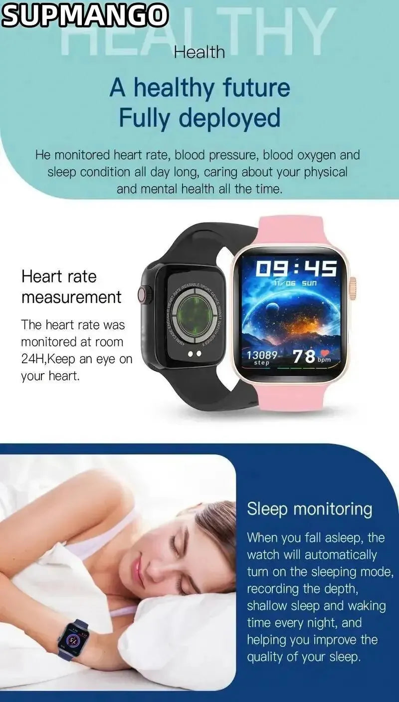 Smart Watch Tracker for Health and Sports Activities - Smarsty