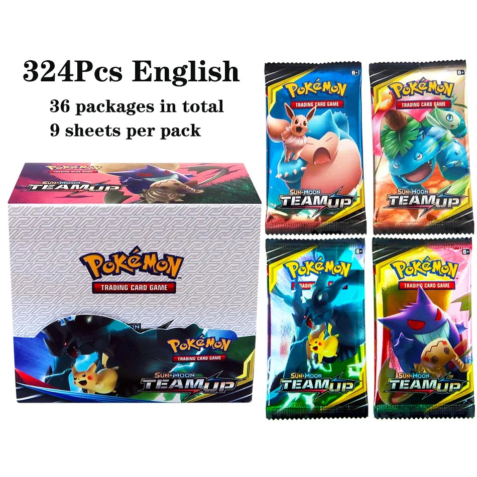 324pcs Pokemon TCG: Sword & Shield-Fusion Strike Booster Display Box (36 Packs) Board Game Card DESTINED RIVALS Stellar Crown - Smarsty
