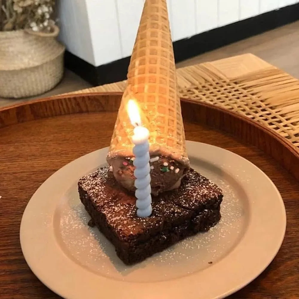 6/12/48pcs/1case Birthday Candles Spiral Cake Candles Long Thin Cake Candles For Wedding Party And Cake Decoration - Smarsty