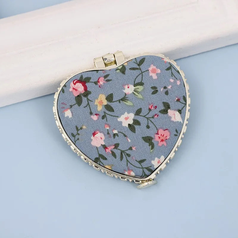 Portable Floral Makeup Mirror for Women Gifts - Smarsty