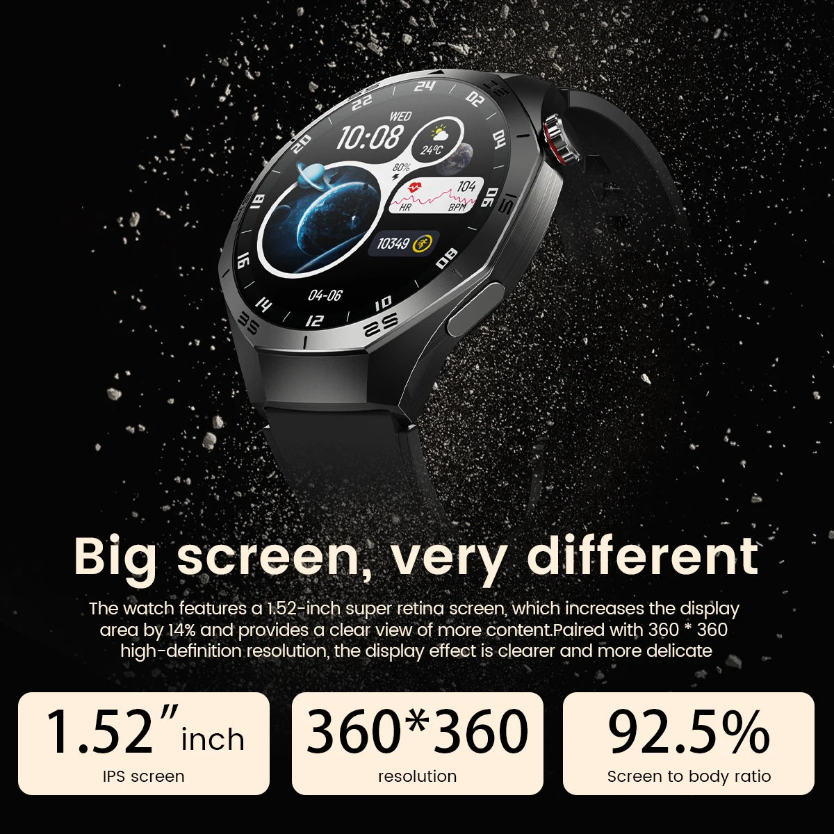 Huawei GT5 Pro Smart Watch with AMOLED Display and GPS - Smarsty