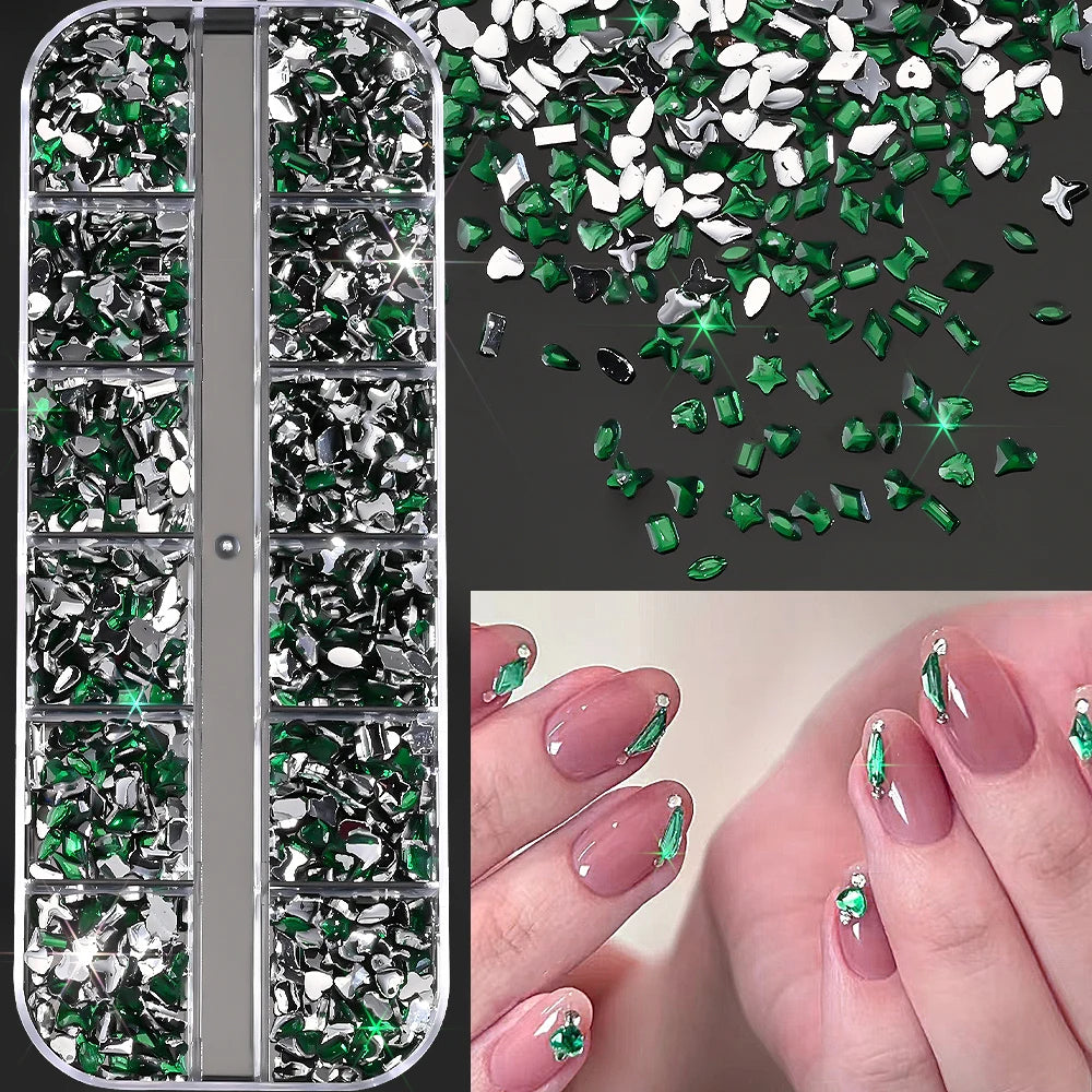 Ocean Gold Nail Art Charms for Stunning Manicure - Smarsty