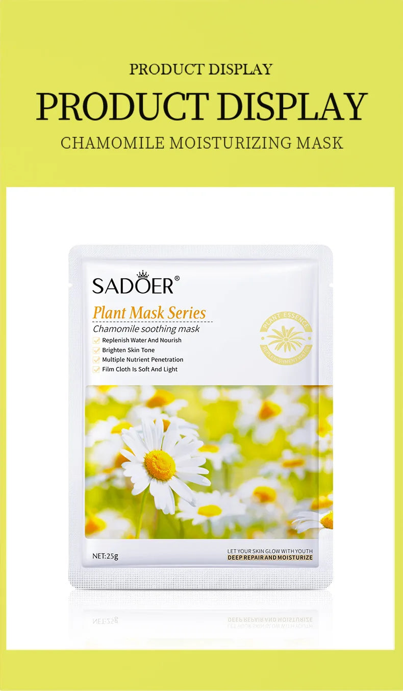 Natural Plant Face Masks for Deep Hydration and Firming - Smarsty