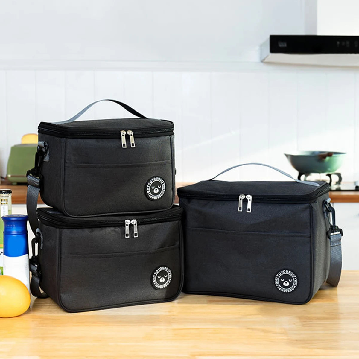 Insulated Lunch Bag With Shoulder Strap Waterproof Design - Smarsty