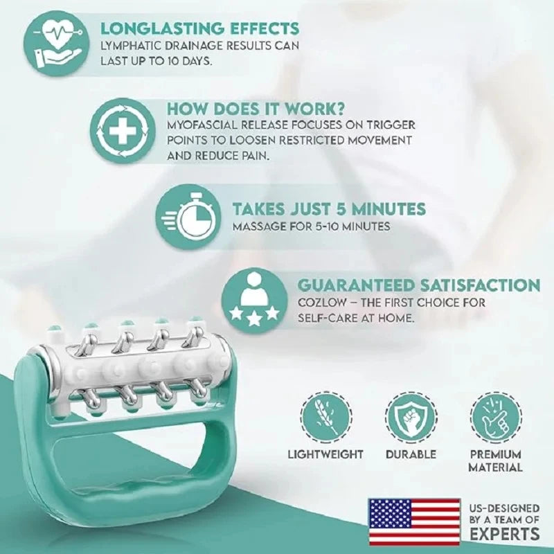 Lymphatic Drainage Massager for Fascia Release and Comfort - Smarsty