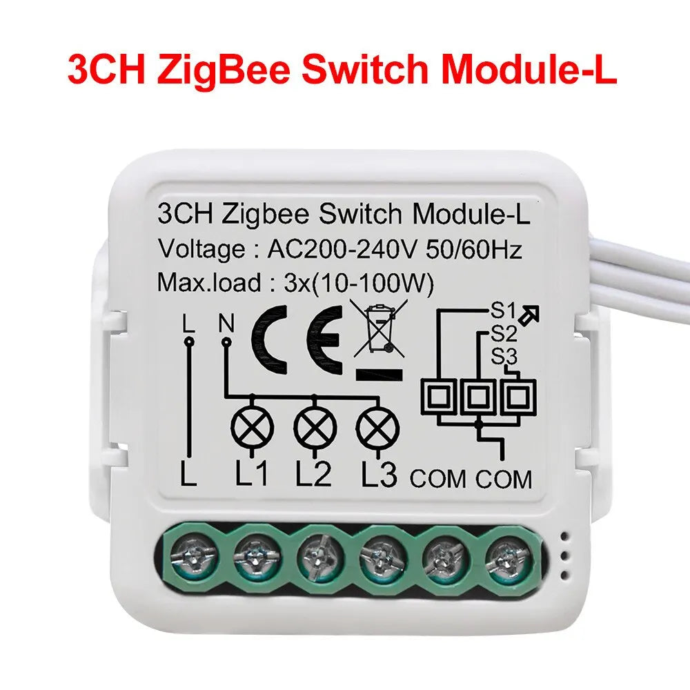 GIRIER Tuya ZigBee Smart Switch Module No Neutral Required - Smarsty