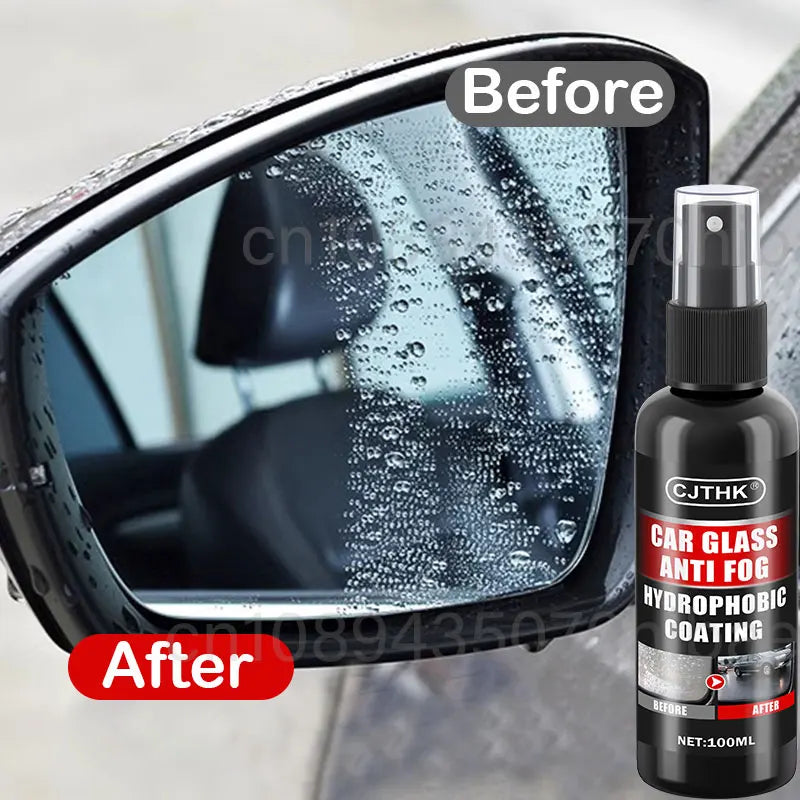 Car Glass Anti-rain Water Spray Repellent Nano Coating Hydrophobic Waterproof Agent Oil Film Removing Auto Glass Film Agent - Smarsty