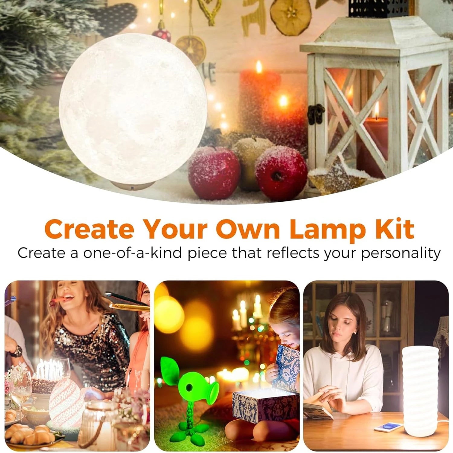 For Bambu Lab Led Lamp Kit Adjustable Light Kit Led Light Parts Hardware DIY Model white /cold/warm light Without Lamp shell 001 - Smarsty