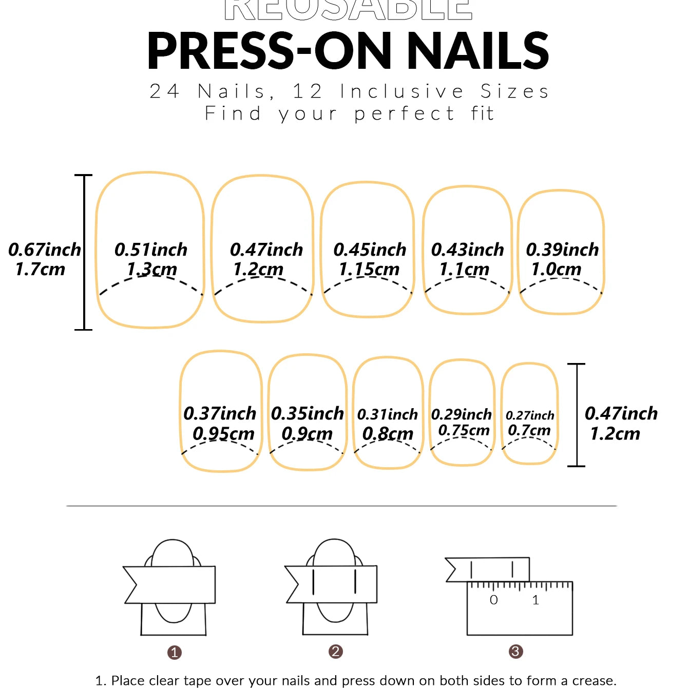 Water Drop Gradient Blush Press On Nails Set - Smarsty
