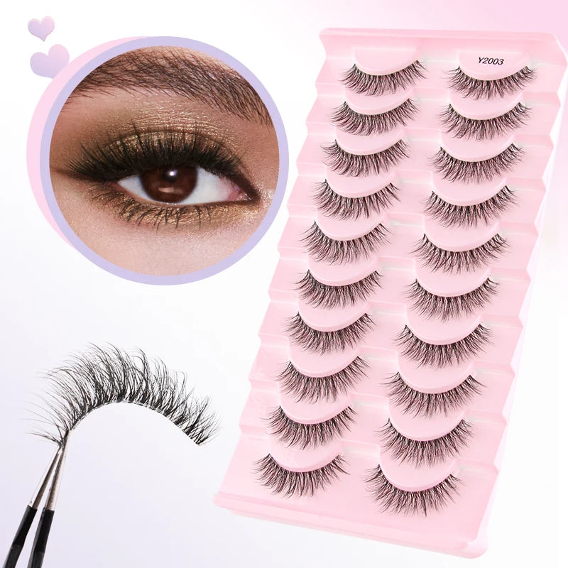 YSDO Natural Full Cat Eye False Eyelashes 3D Effect - Smarsty