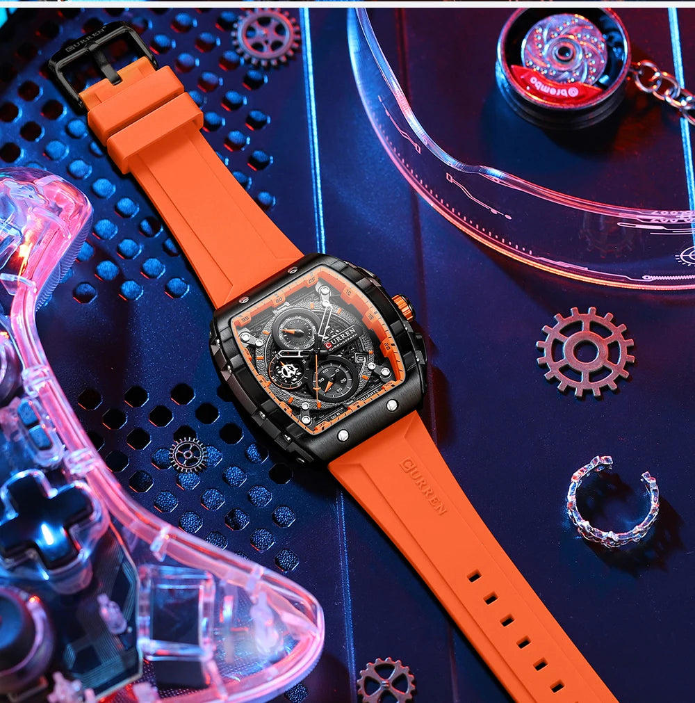 Curren Sports Large Dial Casual Quartz Watch - Smarsty