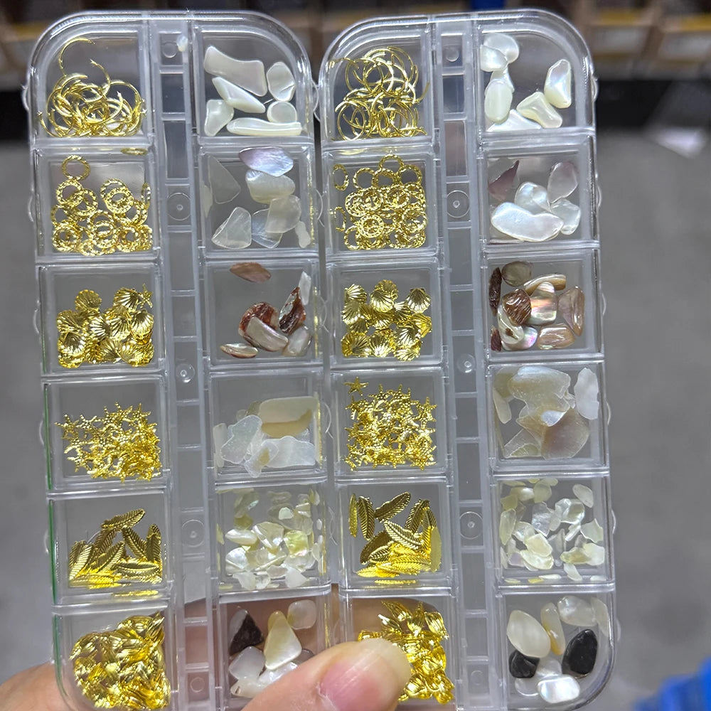 Metal Ocean Nail Art Charms for Stunning Manicures - Smarsty