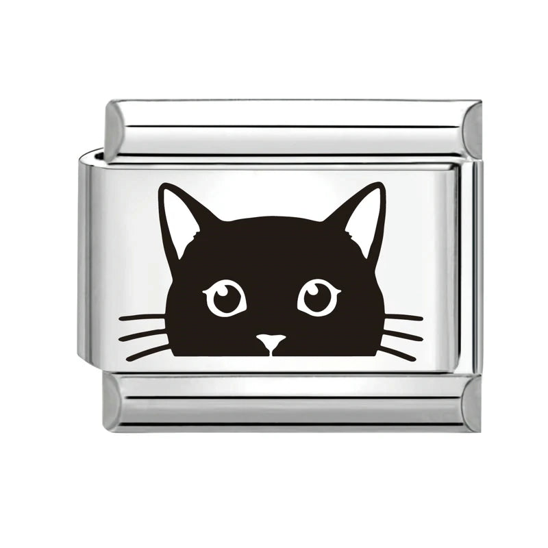 Italian Stainless Steel Charm Links For 9mm Bracelets - Smarsty