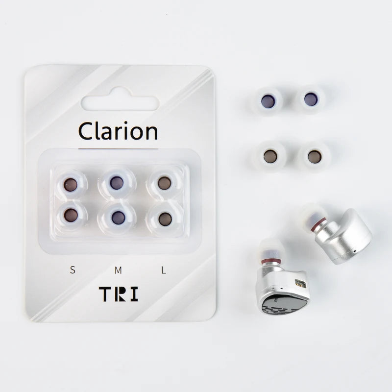 TRI Clarion Silicone Earphone Eartips for Comfort Fit - Smarsty