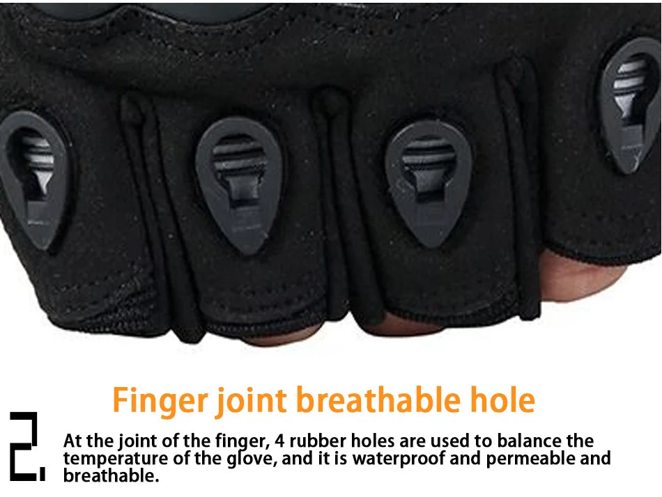 Tactical Hard Knuckle Fingerless Gloves for Combat - Smarsty