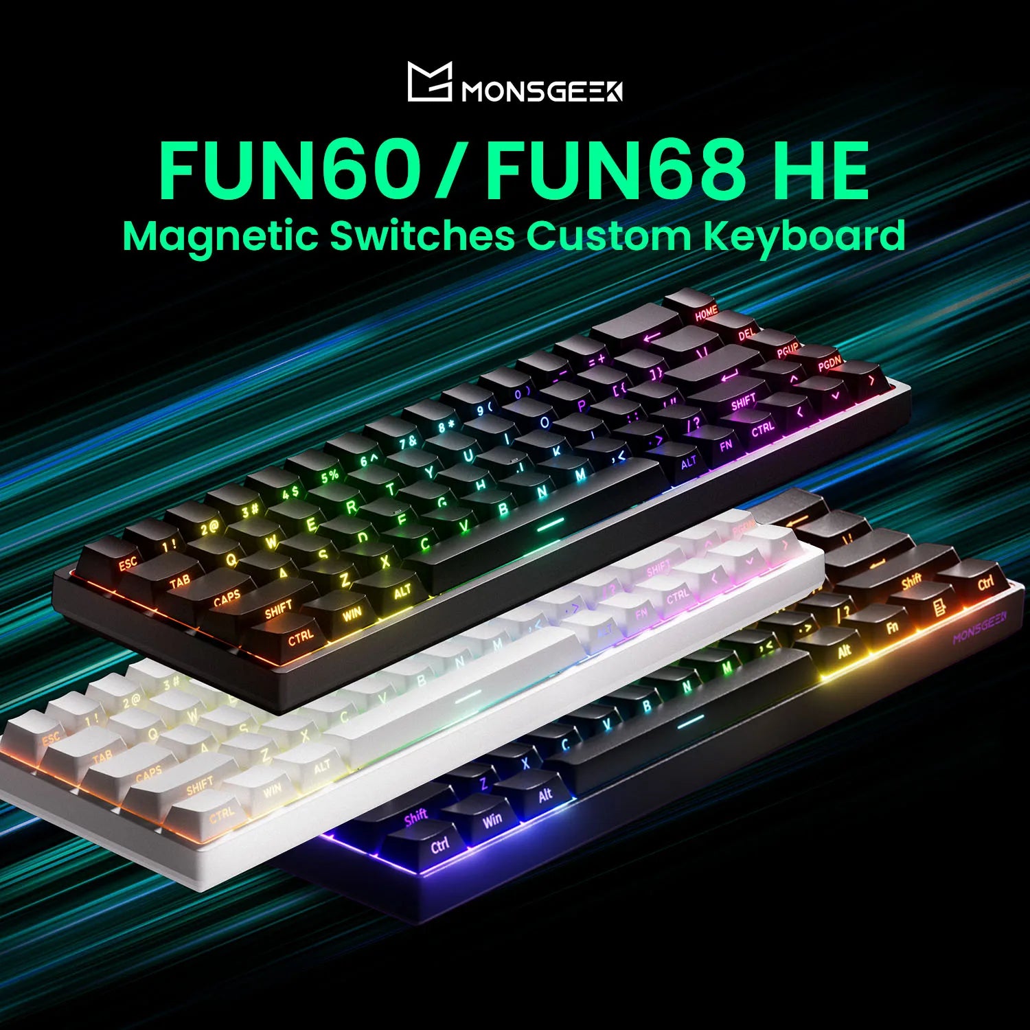 MonsGeek 60 Percent Mechanical Gaming Keyboard For Esports