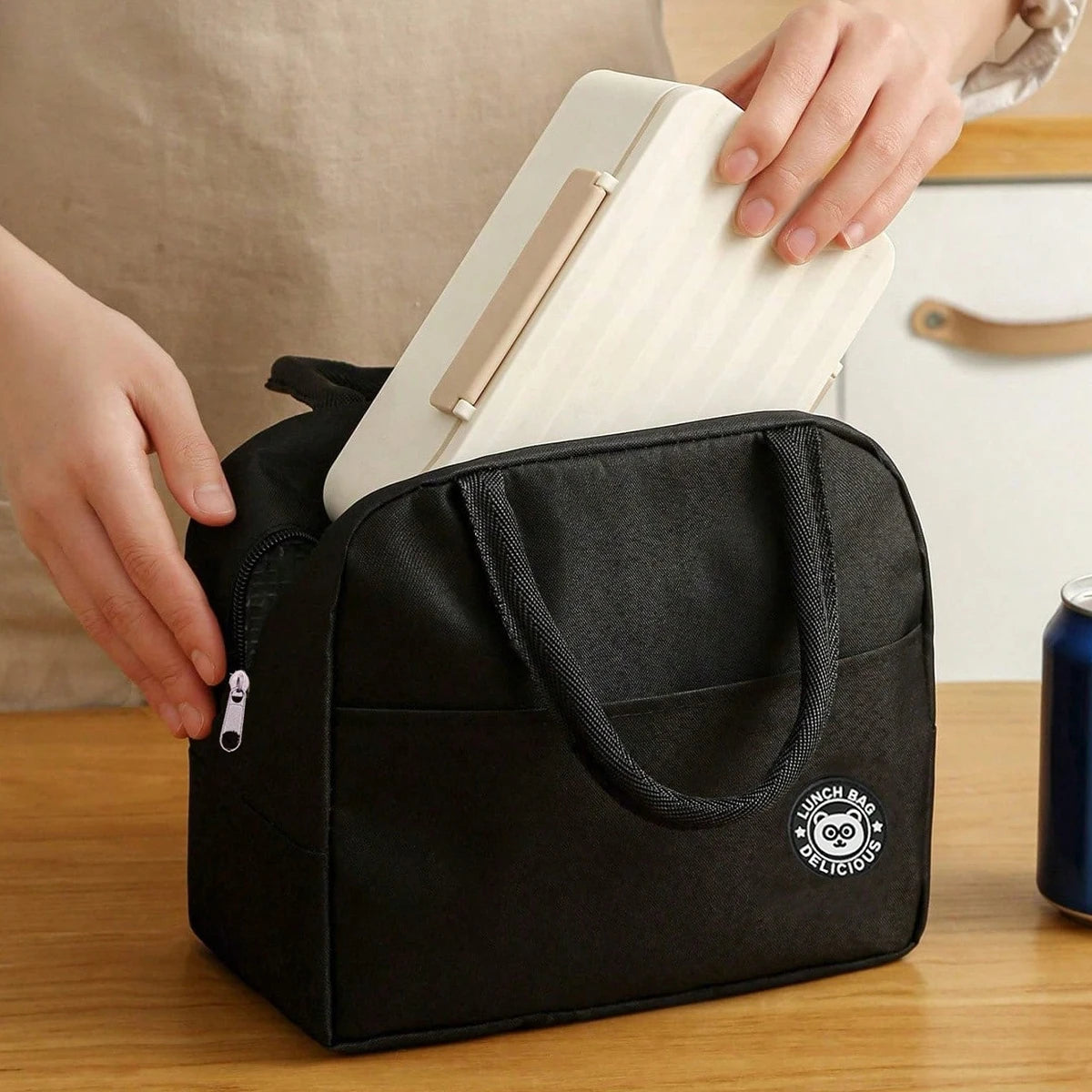 Large Capacity Insulated Lunch Bag For Bento And School - Smarsty