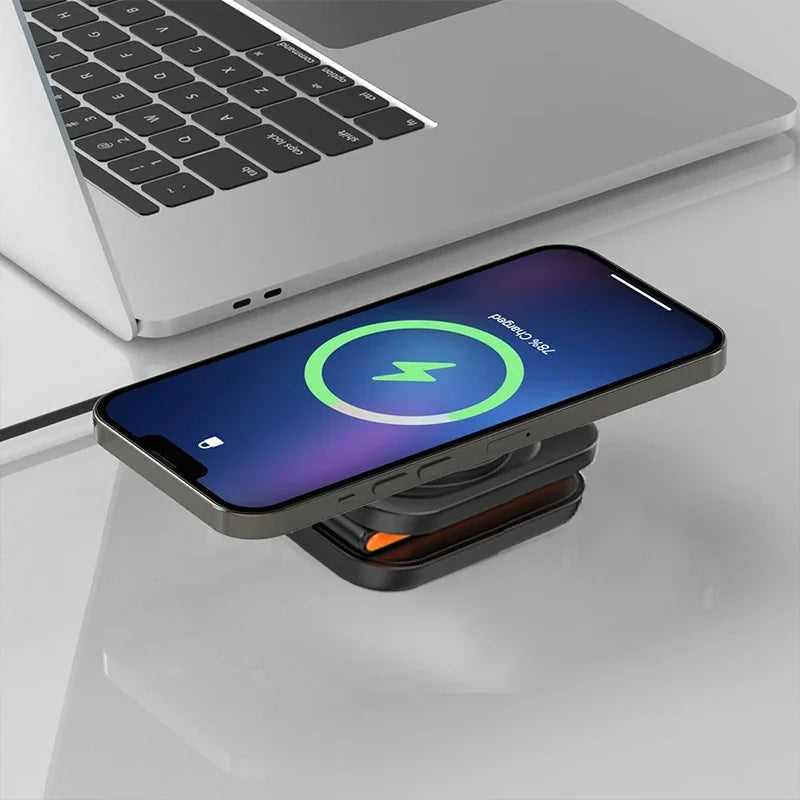 Foldable 30W Magnetic Wireless Charging Stand For iPhone - Smarsty