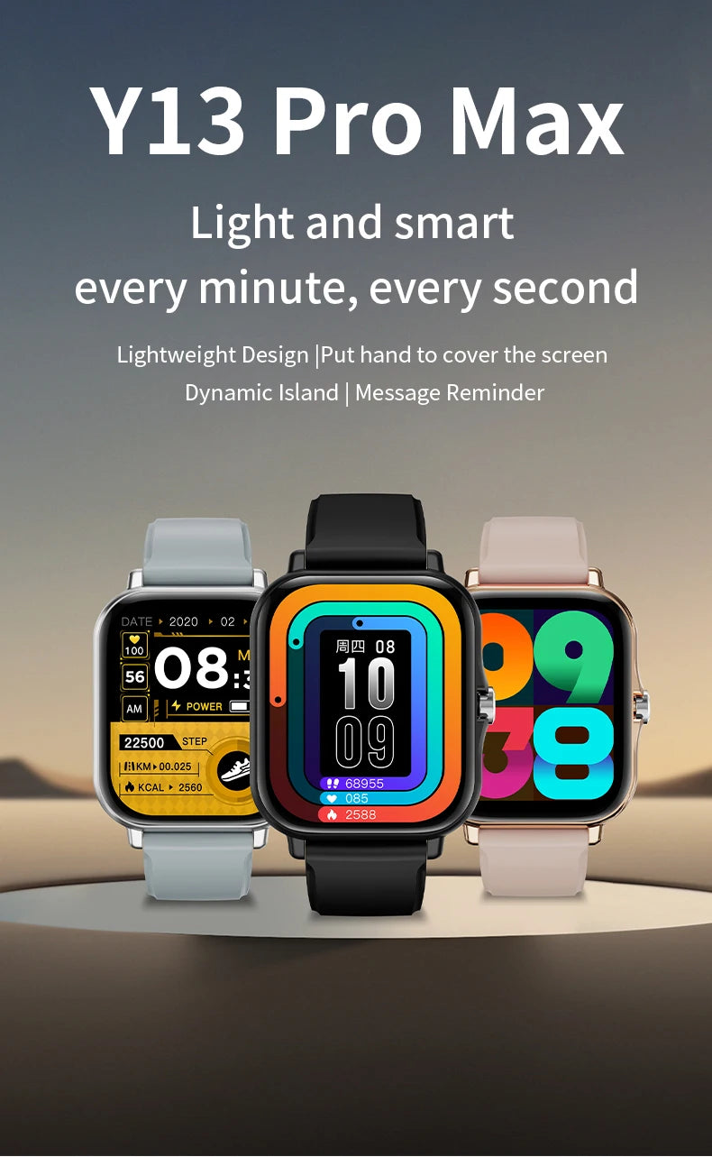 LAXASFIT Smart Watch with Heart Rate Monitor and Bluetooth - Smarsty