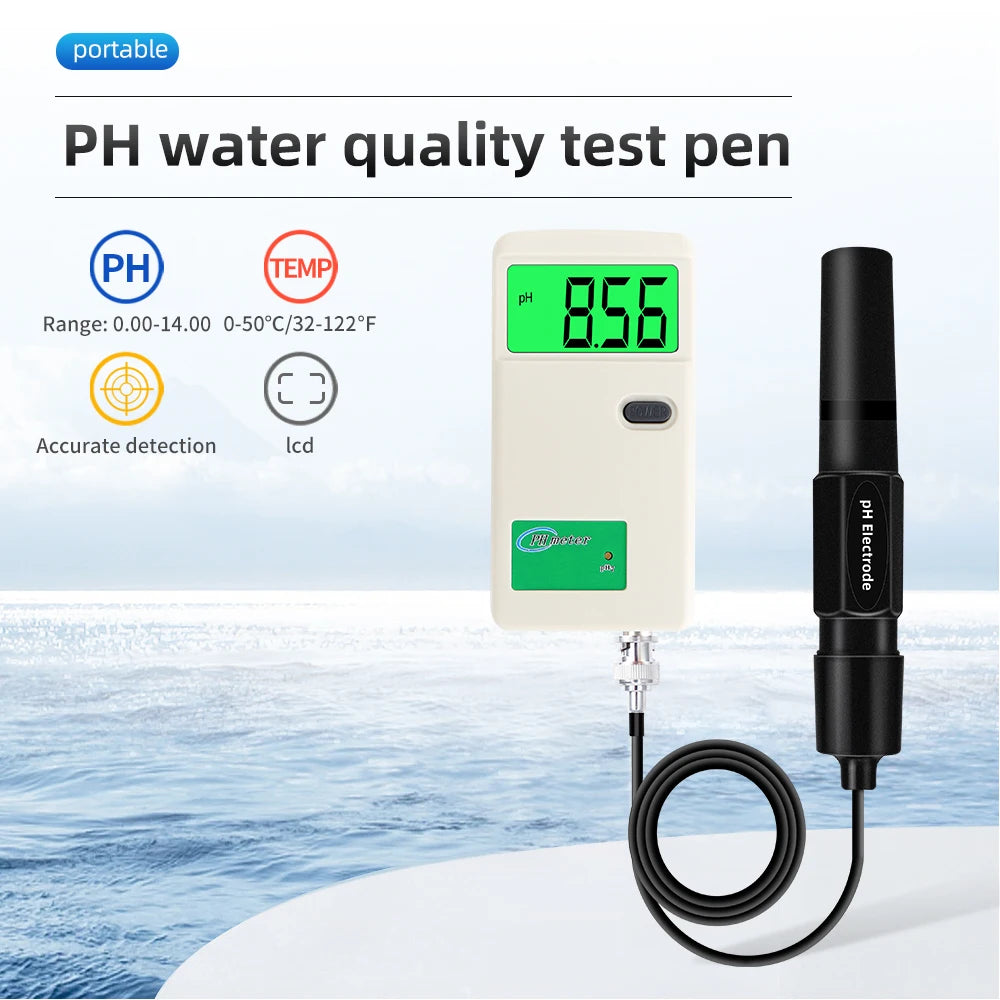 Digital PH Meter Water Quality Tester with Backlight - Smarsty