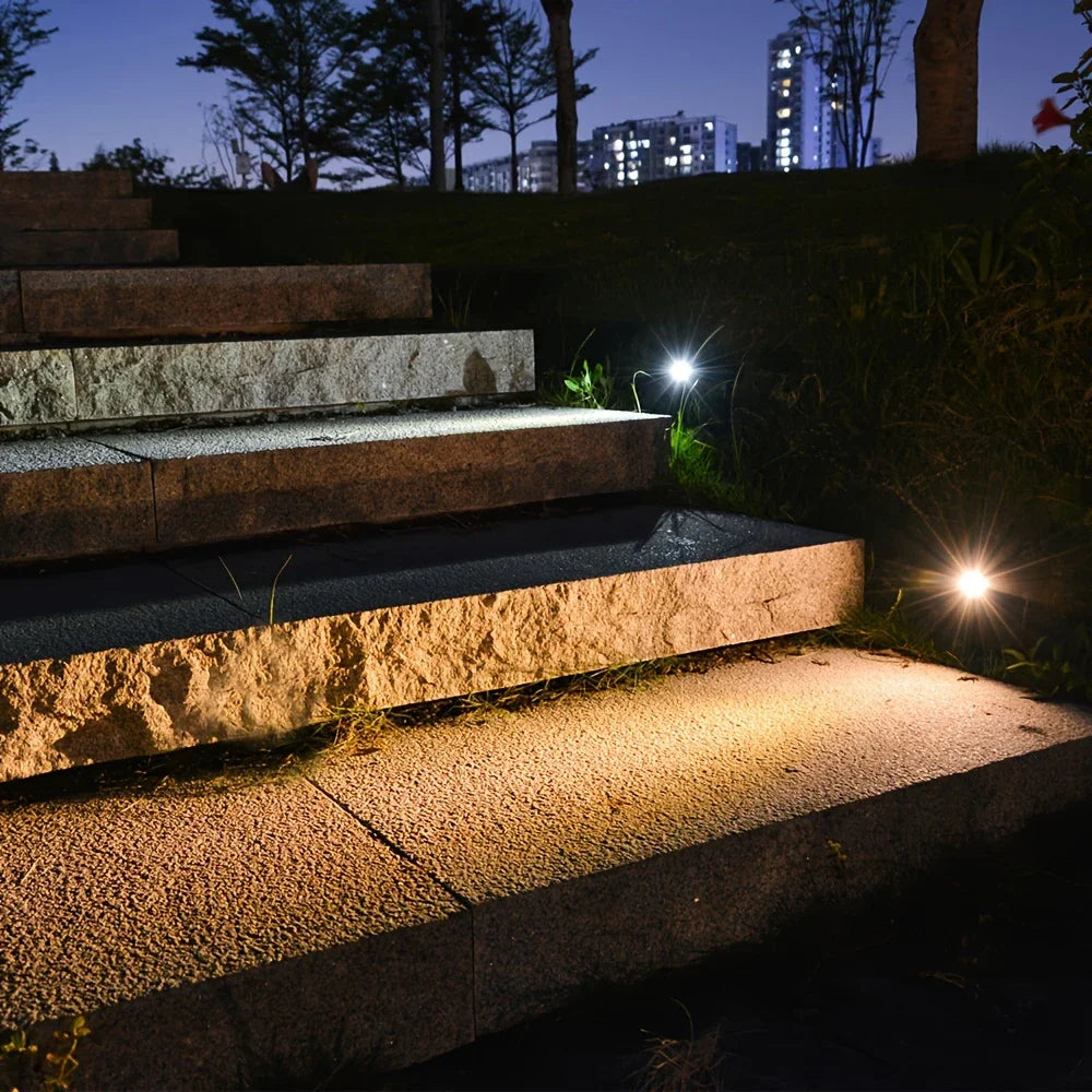 Solar LED Wall Light for Garden Pathway Illumination - Smarsty