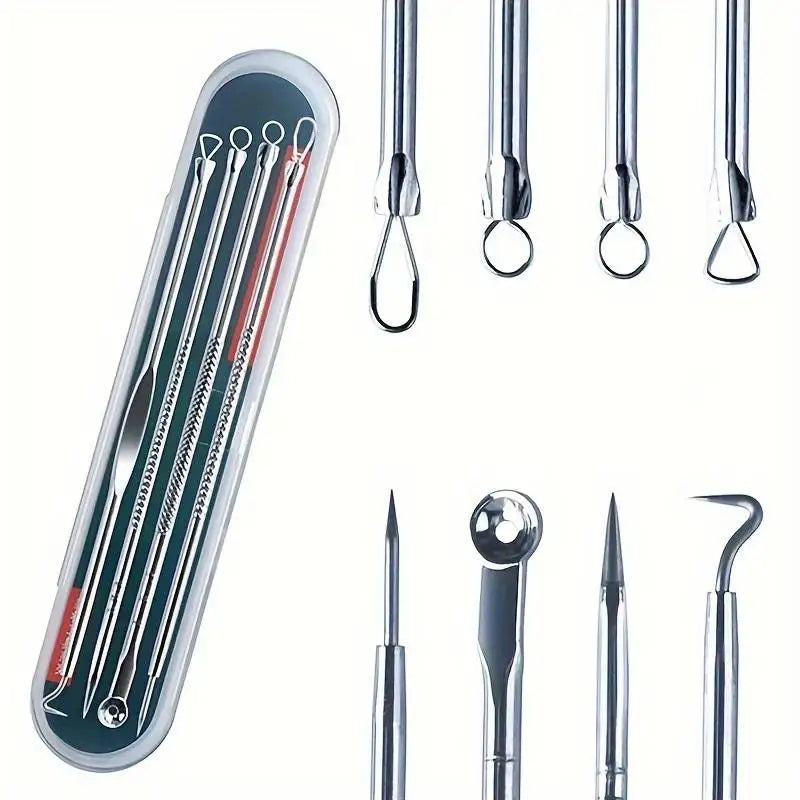 4 Piece Acne Blackhead Removal Needle Set - Smarsty