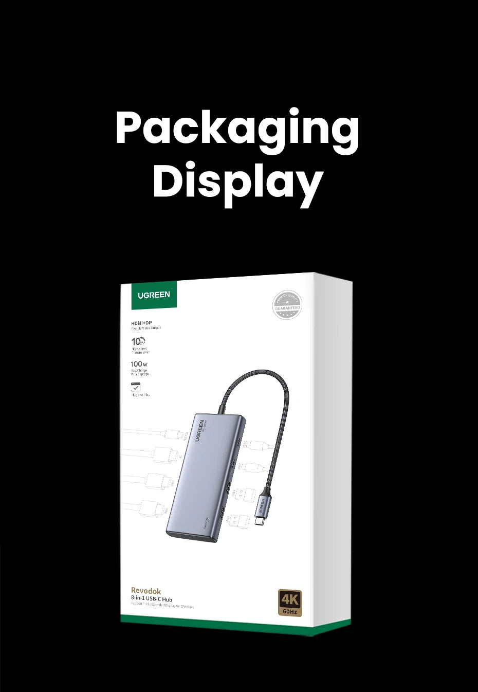 USB C Hub 4K HDMI DockingStation With 100W PowerDelivery