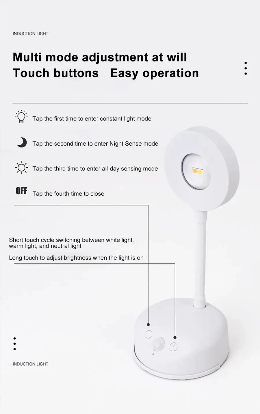Wireless LED Motion Sensor Night Light for Home - Smarsty