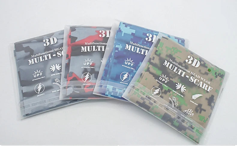 Outdoor Sport Bandana Military Tube Scarf Fishing Cycling Tactical Hiking Face Cover Neck Gaiter Half Mask Headband Men Women