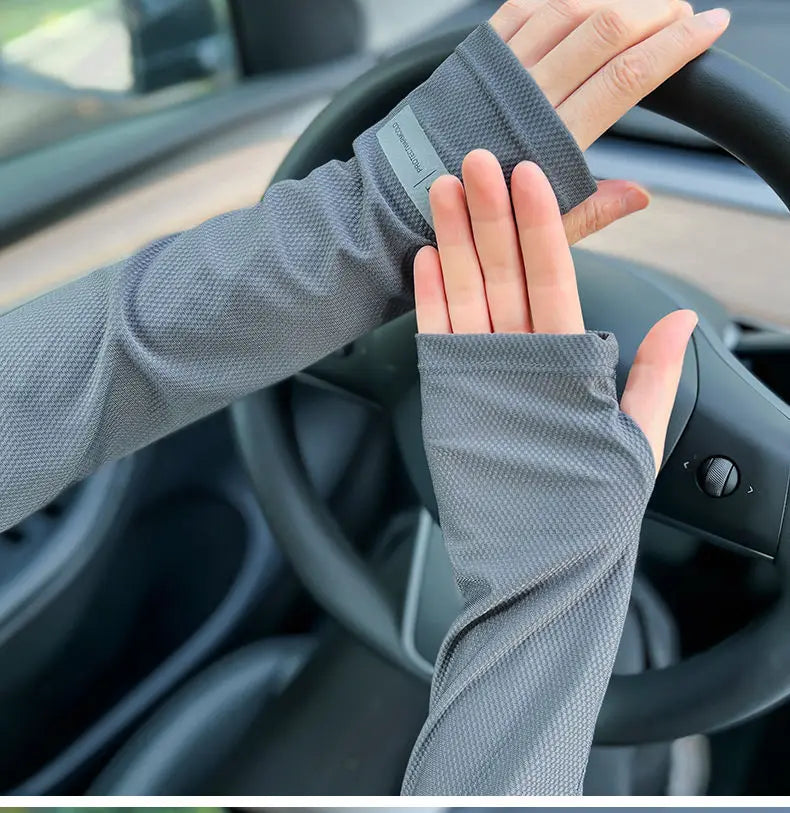 Men's Large UV Protection Ice Sleeves for Summer Outdoor - Smarsty