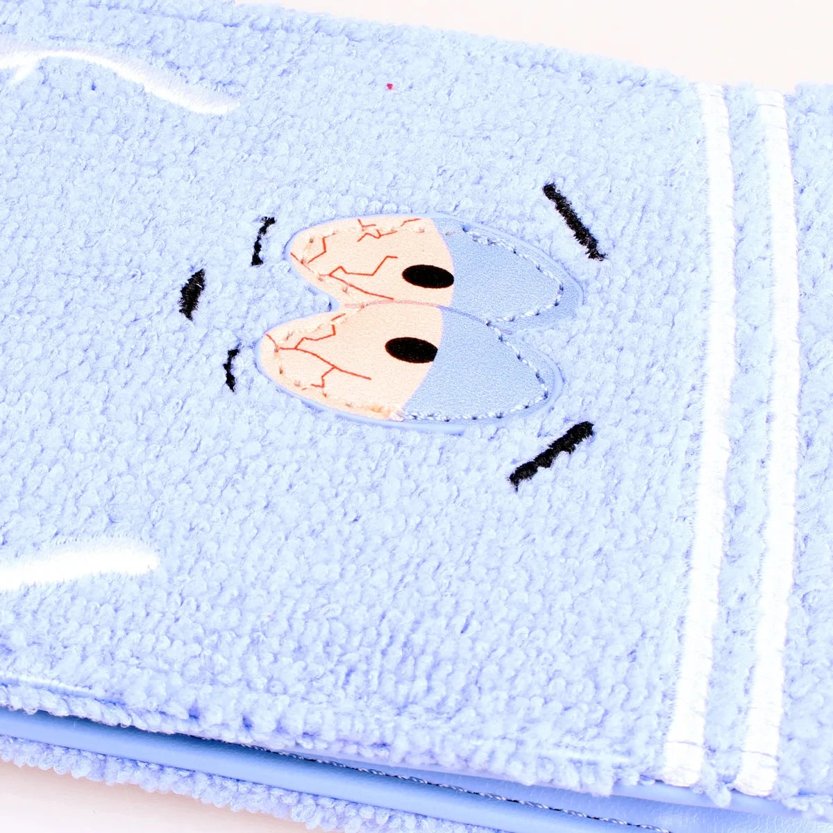 Towel cloth embroidered anime fashion wallet, designer personalized ID card holder