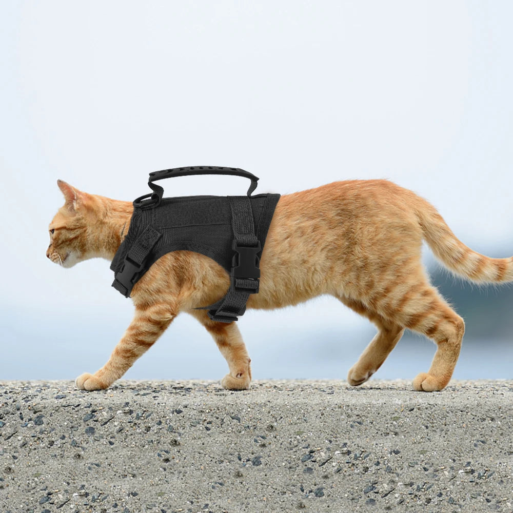 Adjustable Tactical Puppy Harness and Leash for Training - Smarsty