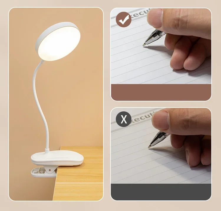 USB Rechargeable LED Table Lamp with Touch Dimming - Smarsty