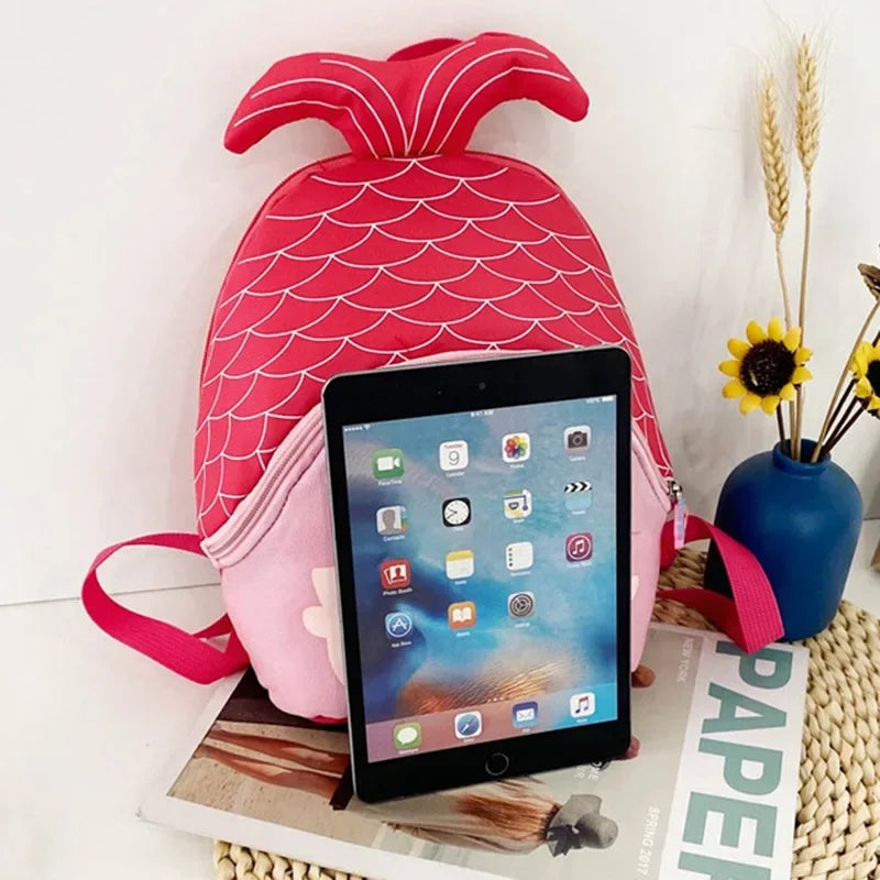 Princess Sequin Toddler Backpack Mermaid Fishtail Kids - Smarsty