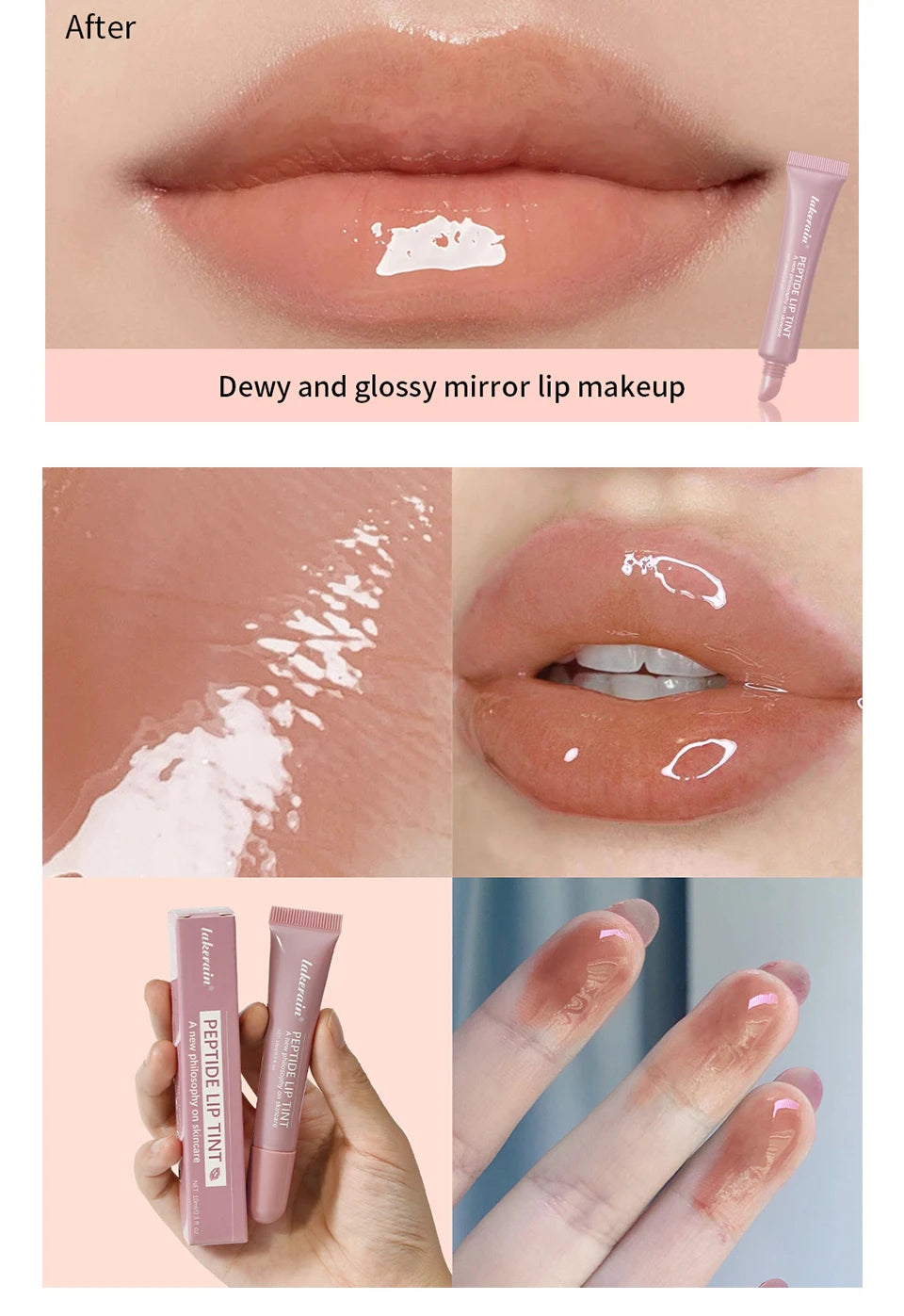 Moisturizing Lip Glaze Oil for Hydrated Lips - Smarsty