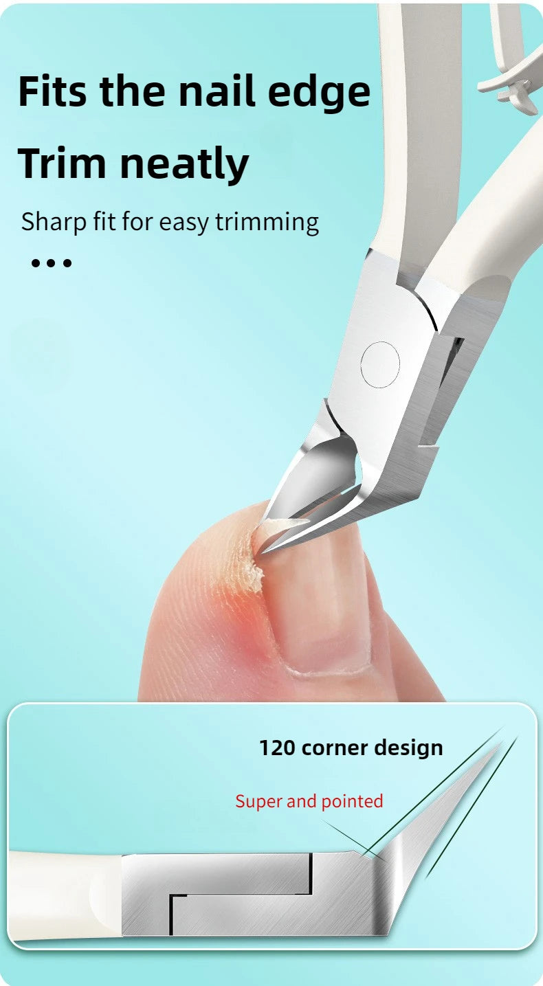 Professional Toe Nail Clipper Set for Ingrown Toenails - Smarsty
