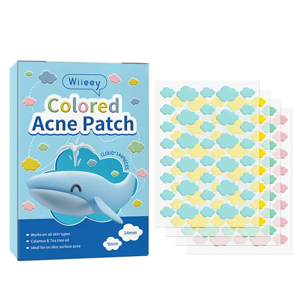 144 Piece Colorful Invisible Acne Patches for Clear Skin - Smarsty