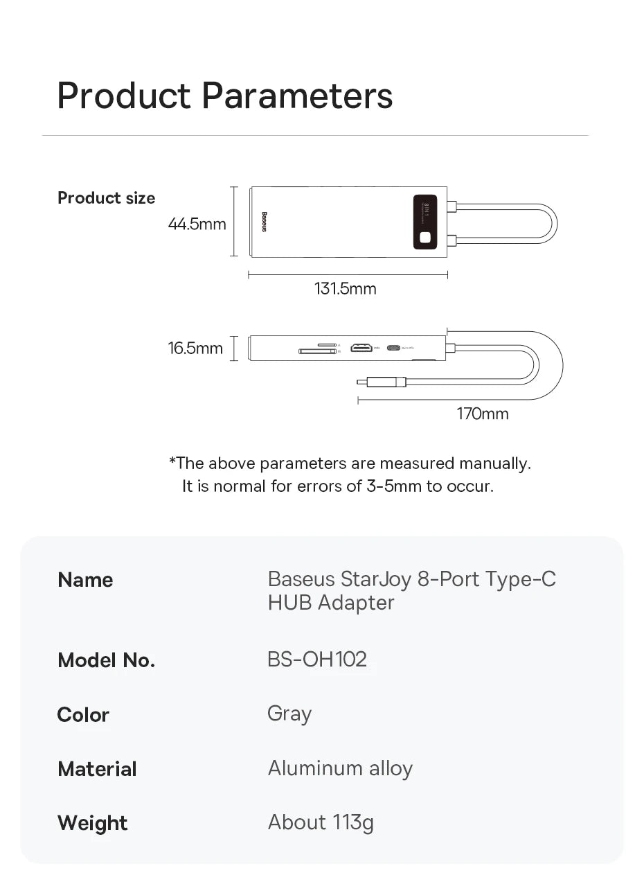 USB C Hub 4K 60Hz EthernetRJ45 PD 100W PowerDelivery