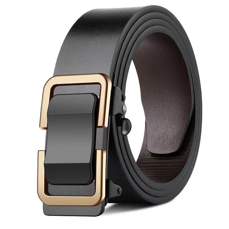 Luxury Genuine Leather Belt for Men with Automatic Buckle - Smarsty