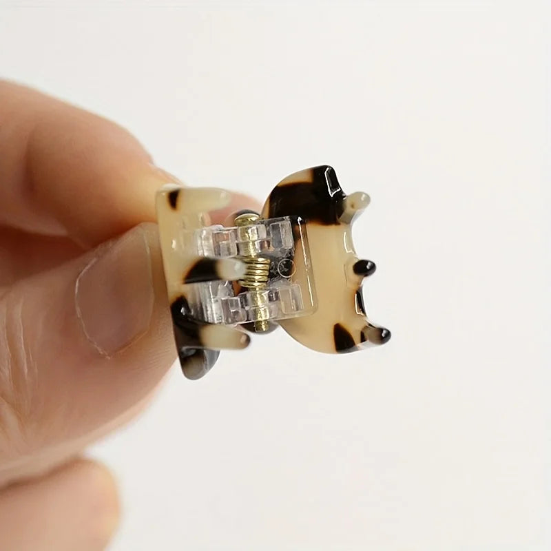 Mini Acetate Hair Claws Set Secure Cute Elegant Clips - Smarsty