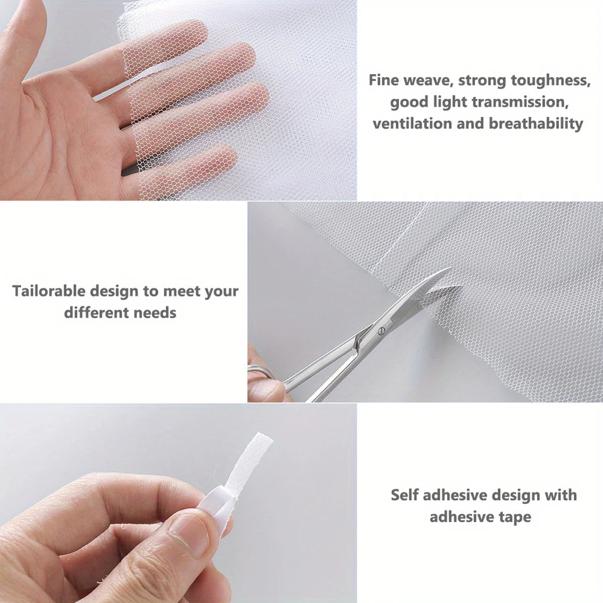 DIY Self-Adhesive Mosquito Window Screen for Indoor Use - Smarsty
