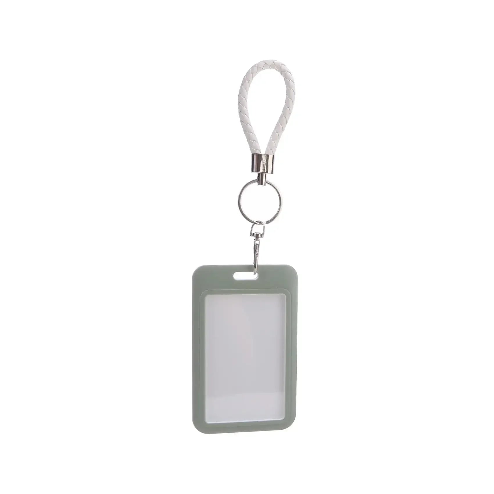 1Pc Macaron Bus ID Card Protective Cover Cases Student Meat Keyring Card Campus Access Door Credit Card Holder Bag Set Key Chain
