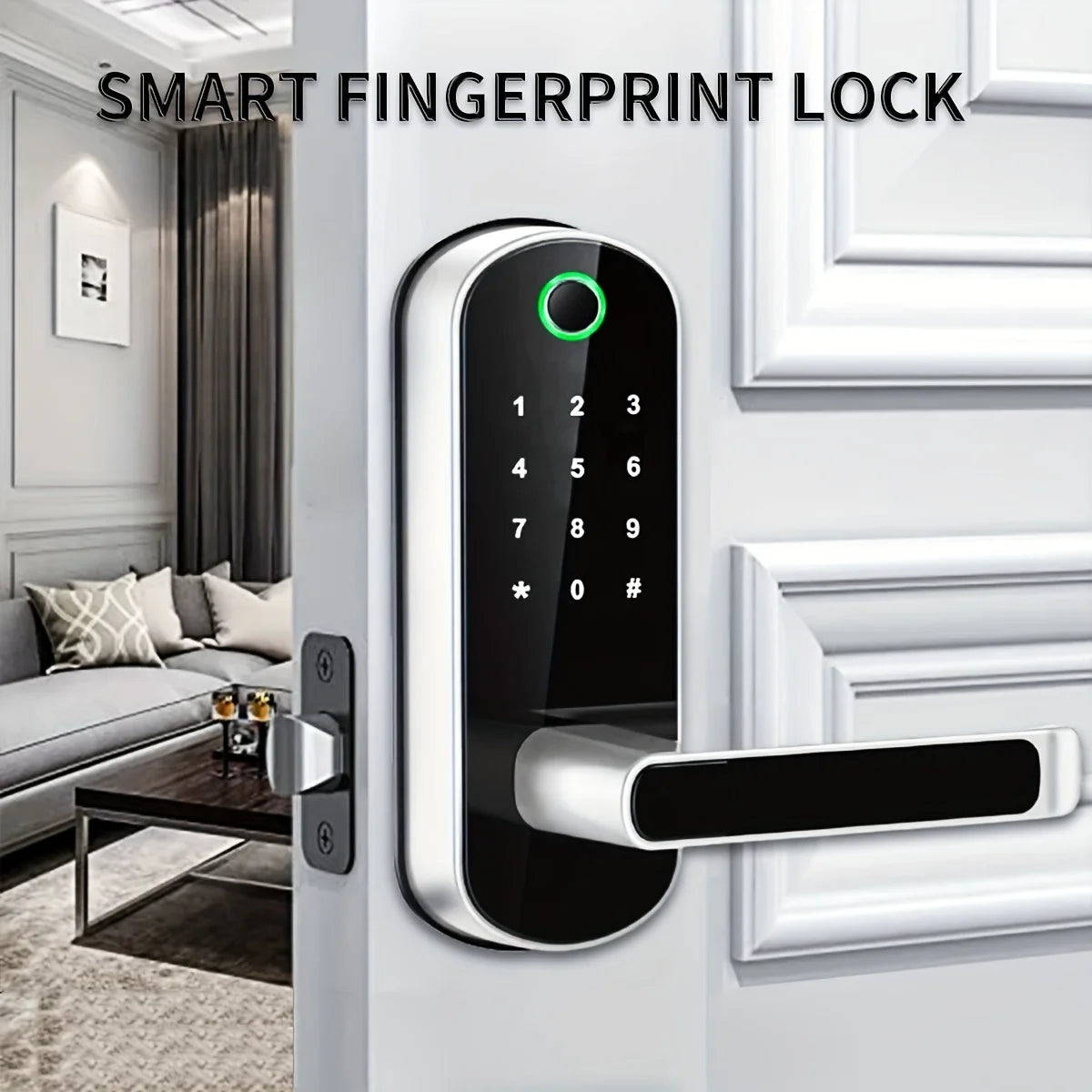 Smart Fingerprint Door Lock with WiFi Remote Access - Smarsty